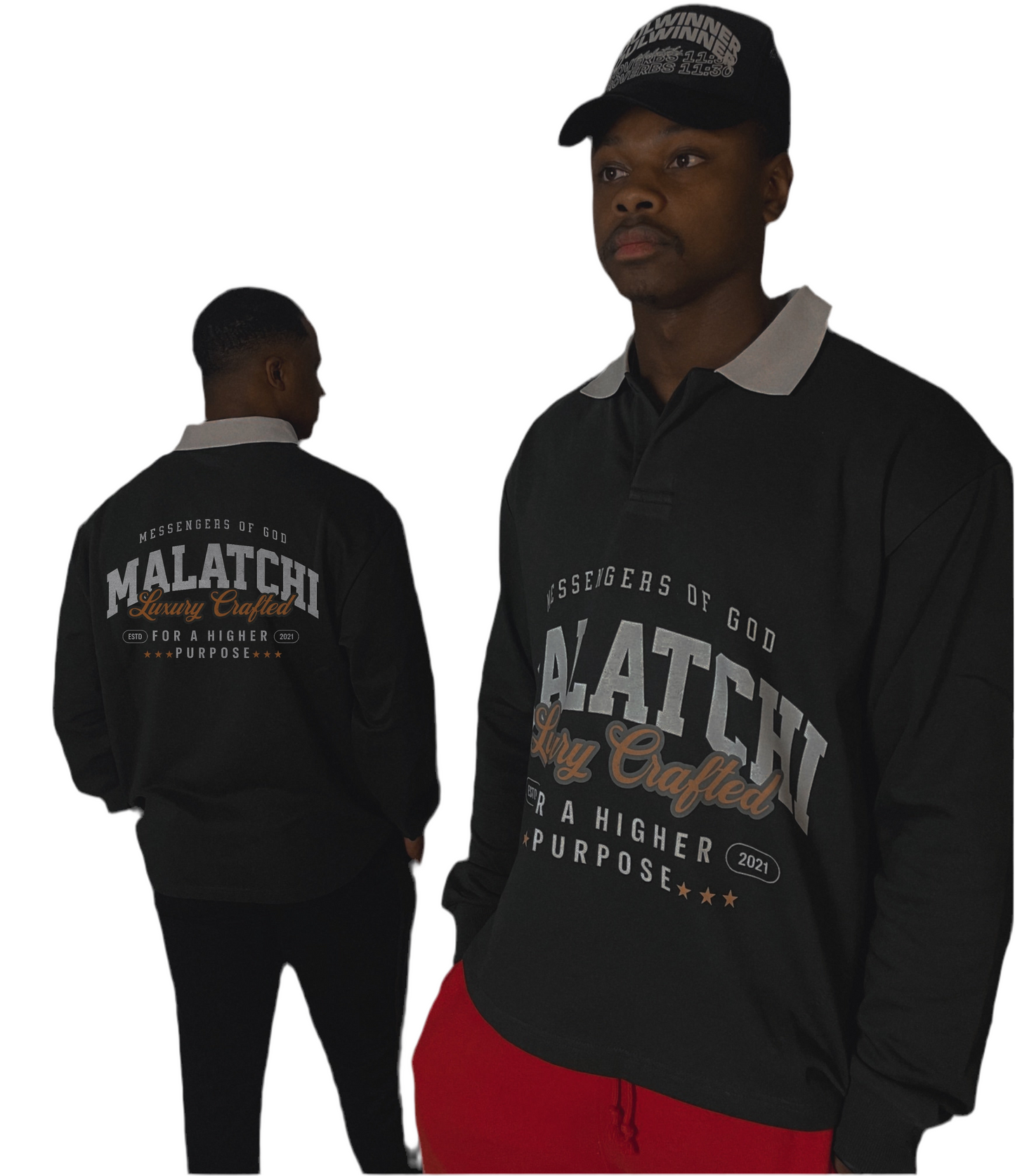Rubgy Polo Oversize Fit (Custom Made to Order - Front or Back)