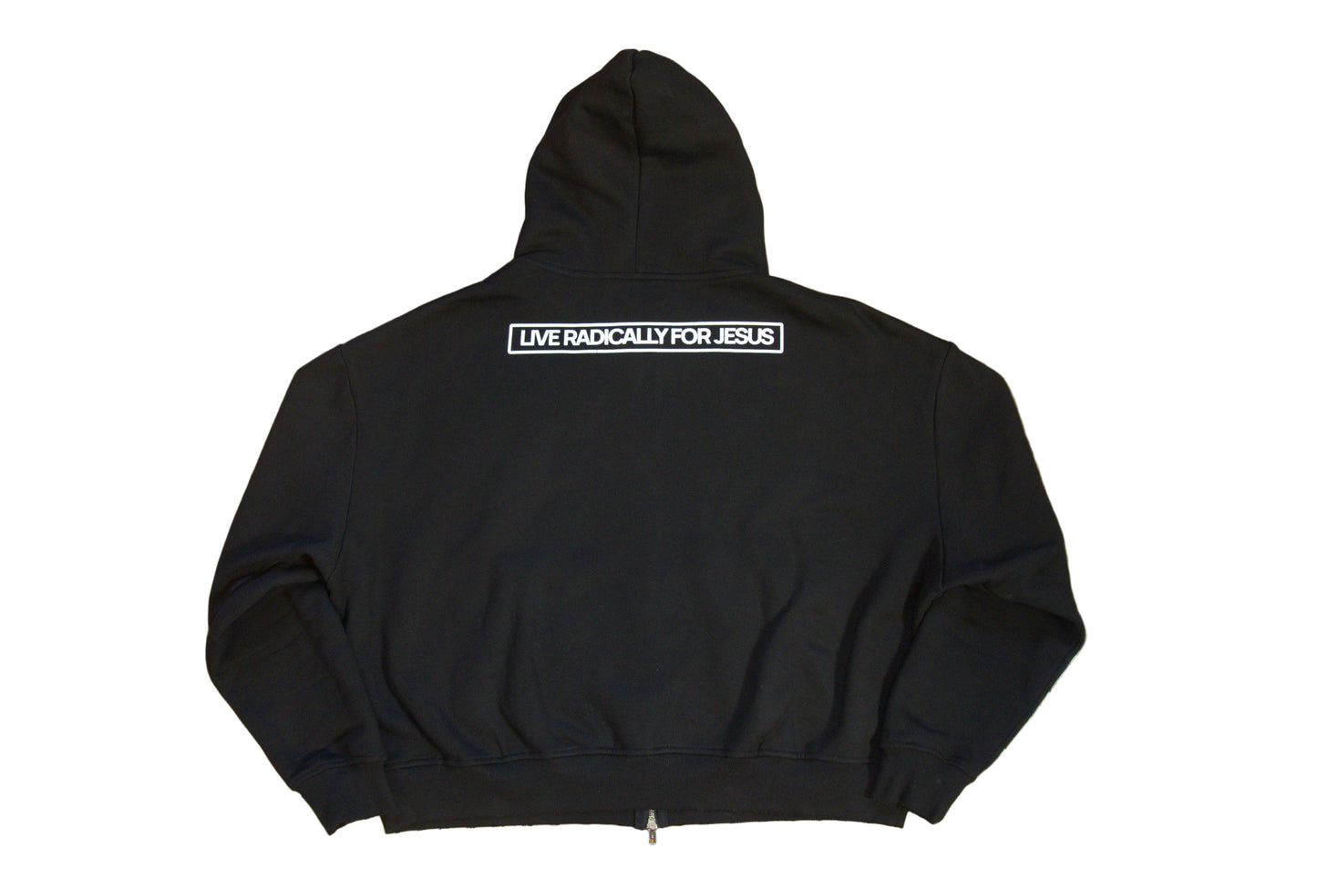 Young & Holy - Heavy Weight Zip-Up Hoodie Boxy Fit (Glows in the Dark)