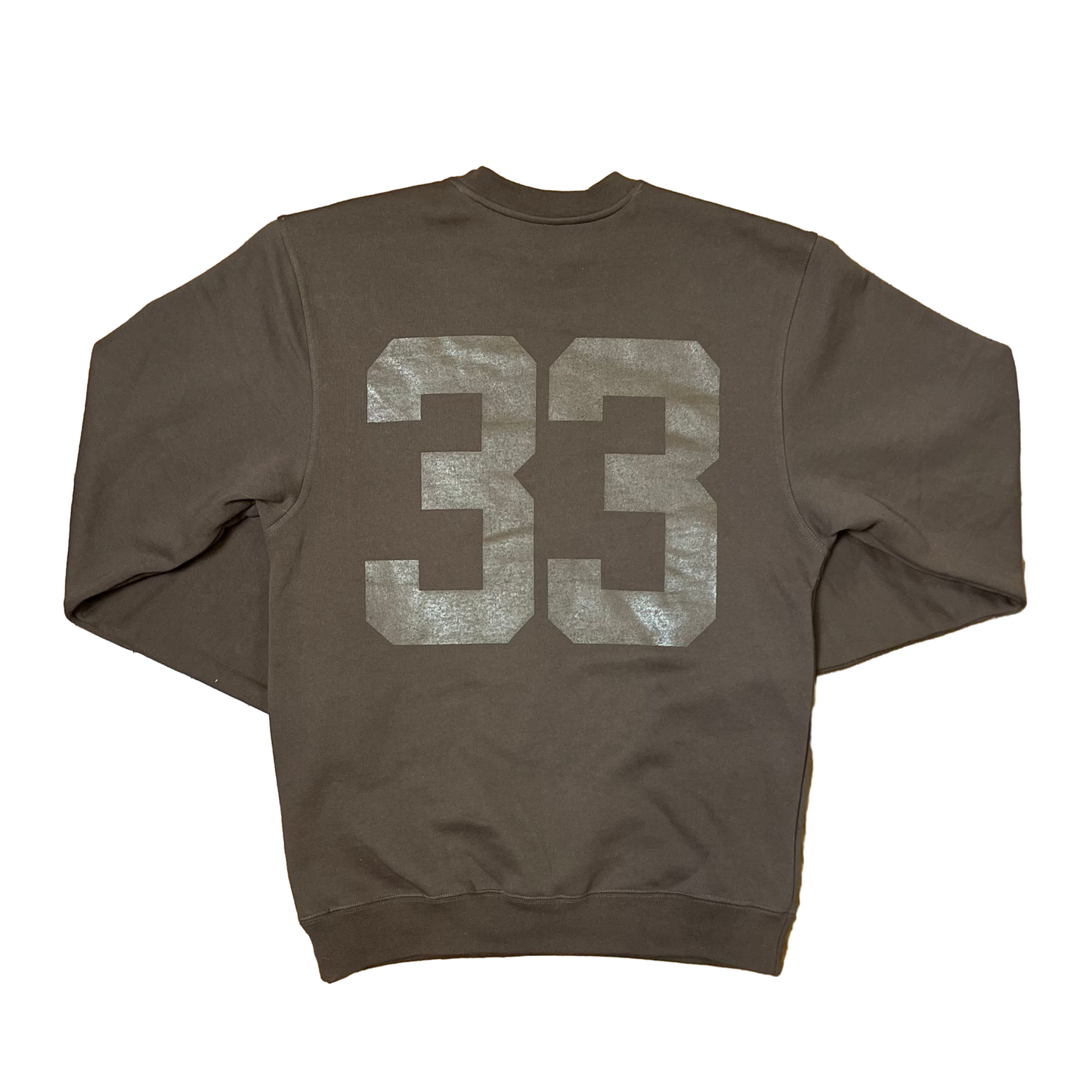 Oversized Heavyweight 10 oz - "JESUS VARSITY SWEATER" Crewneck Tone on Tone Front & Back Design (Copy)