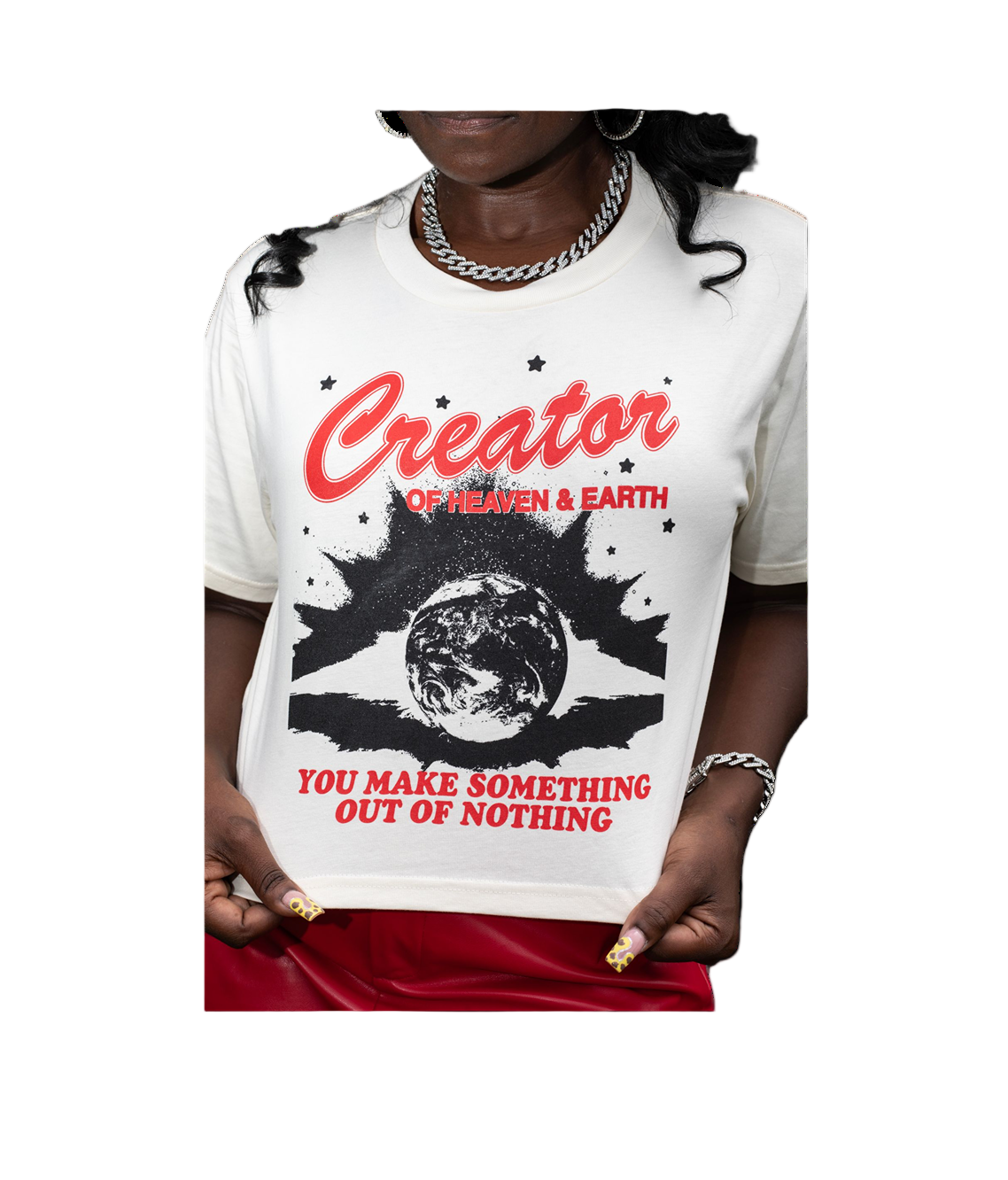 The Creator Women's Crop Top Tee - Beloved Collection