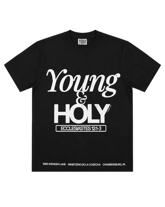 “Young & Holy” Heavy Weight T-Shirt - Glows in the Dark