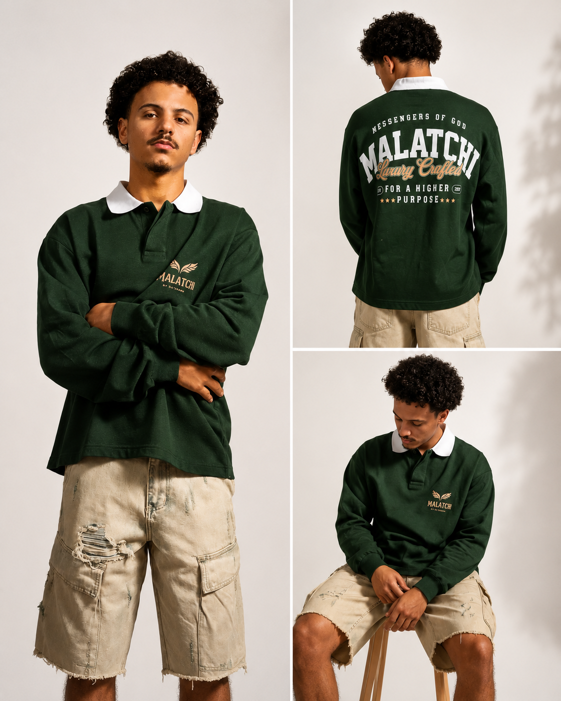 Rubgy Polo Oversize Fit (Custom Made to Order - Front or Back)