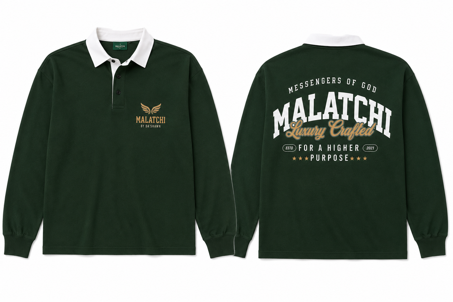 Rubgy Polo Oversize Fit (Custom Made to Order - Front or Back)