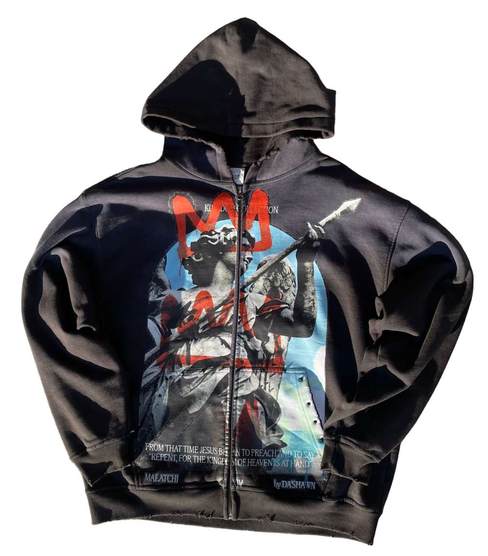 Kingdom Collection Hoodie 2.0 - Heavy Weight Zip-Up Hoodie Boxy Fit