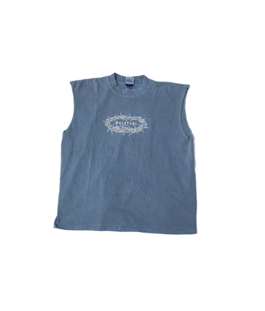 Malatchi Muscle Tee - Sleeveless Version of our Max Heavyweight Garment Dye Tee