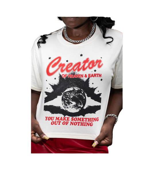 The Creator Women's Crop Top Tee - Beloved Collection